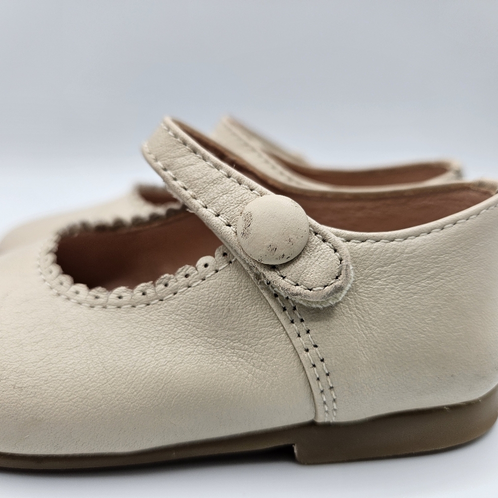 Beige Toddler Girl Dress Shoes - Picture 8 of 14